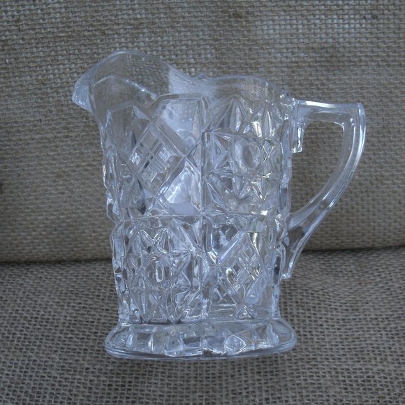 Vintage Fostoria Glass Crystal Sugar & Creamer Set - Picture 8 of 16